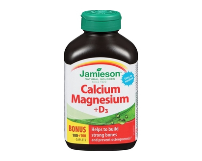 Jamieson Calcium Magnesium + Vitamin D3 Caplets - 200.0 EA