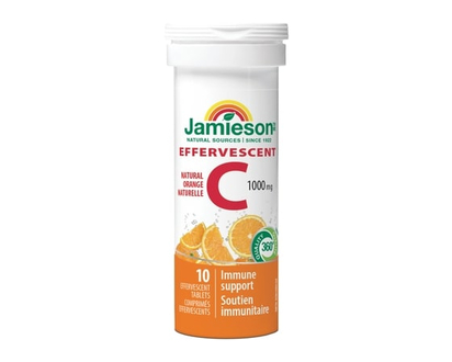 Jamieson Effervescent C 1,000 mg Orange - 10.0 EA