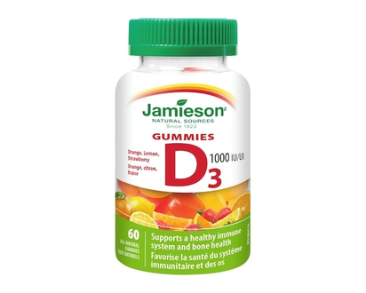 Jamieson Vitamin D 1000 IU Gummies - 60 EA