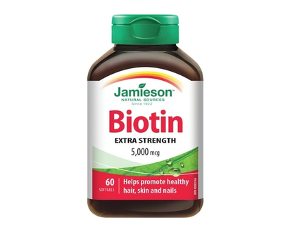 Biotin 5,000 mcg - 60.0 EA