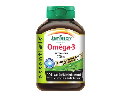 Jamieson Extra Strength Omega-3 No Fishy Aftertaste 700 mg - 100.0 EA
