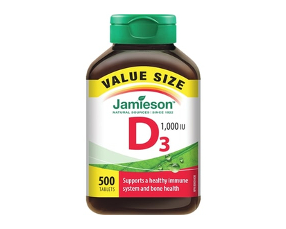 Jamieson Vitamin D3 1,000 IU - Value Pack - 500.0 EA