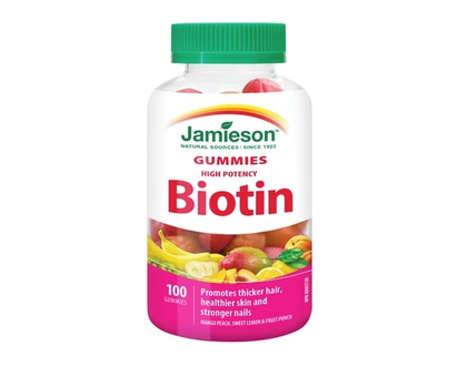 Biotin 2,500 mcg Gummies Sweet Lemon, & Fruit Punch Flavour - 100.0 EA