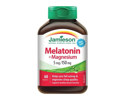 Jamieson Melatonin with Magnesium - 60 TAB