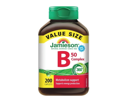 B Complex Caplets, 50 mg Value Pack - 200.0 EA