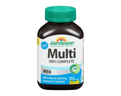 Jamieson 100% Complete Multivitamin for Men 115 ct - 115 EA