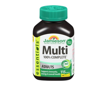 Jamieson Essentials Multi 100% Complete Adults - 115.0 EA