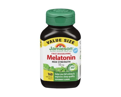 Jamieson Mélatonine 10 mg, format économique - 160 CHA