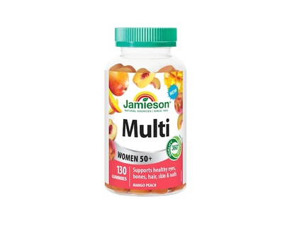 Jamieson Multi gummies pour femmes 50+ - 130.0 EA