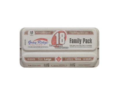 Gray Ridge Brown Eggs, Large - 18.0 EA