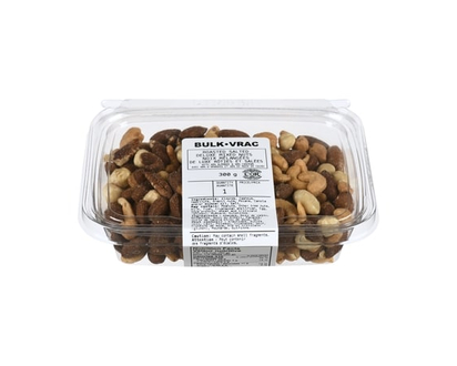 Johnvince Foods Noix mélangées de luxe rôties et salées avec 40% d'amandes et 40% de noix de cajou - 300.0 G