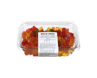 Johnvince Foods Friandise à saveur naturelle et artificielle ours grizzly en gelée - 425.0 G