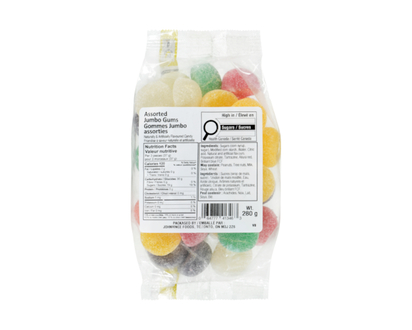 Candy Assorted Jumbo Gums - 280.0 G