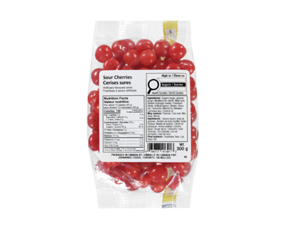 Artificially Flavoured Candy Sour Cherries - 300.0 G
