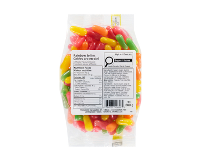 Artificially Flavoured Candy Rainbow Jellies - 280.0 G