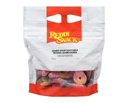 Johnvince Foods Jumbo Sour Soothers - 750.0 G