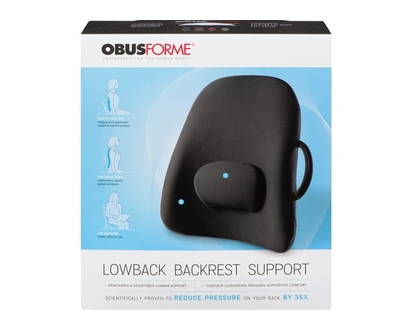 Obus Forme Lowback Backrest Support - 1.0 EA