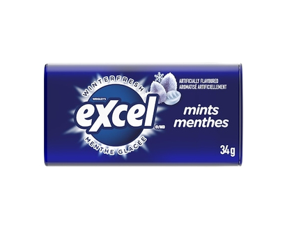 Wrigley’s Menthe glacée, menthes - 34.0 G