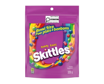 Skittles Berry Chewy Candy, Bowl Size Bag - 320.0 G