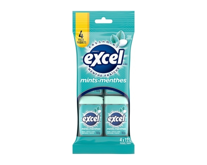 Wrigley's Fresh Mint Flavoured Mints, 4 Packs - 4.0 EA