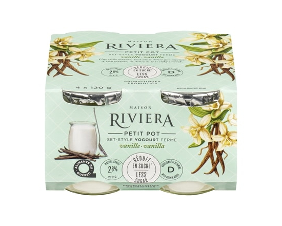 Yogourt Riviera vanille - 120.0 G