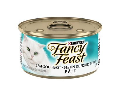 Purina Fancy Feast Pate Seafood Feast, Wet Cat Food - 85.0 G