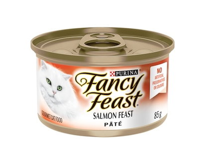 Purina Fancy Feast Pate Salmon Feast, Wet Cat Food - 85.0 G