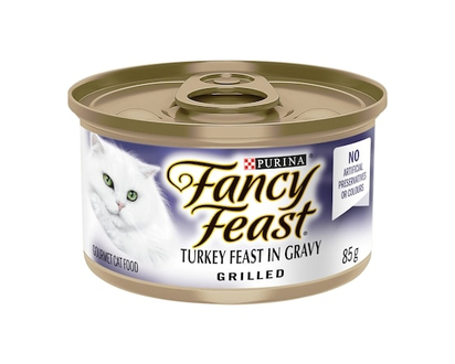 Purina Fancy Feast Grilled Turkey Feast in Gravy, Wet Cat Food - 85.0 G