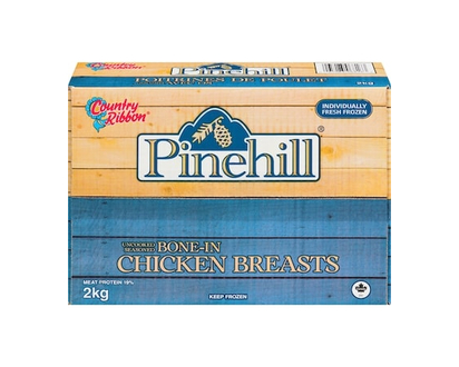 Country Ribbon Chicken Breast Bone-In Frozen 2Kg - 2.0 KG