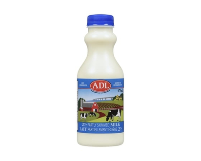 ADL 2% Partly Skimmed Milk - 473.0 ML