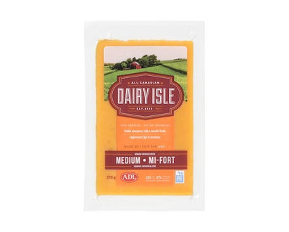 ADL Cheddar Cheese, Medium - 270.0 G