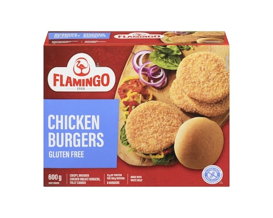 Flamingo Burger de poitrine de poulet pané - 600.0 G