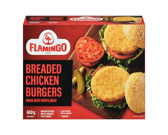 Flamingo Burgers de poulet - 680.0 G