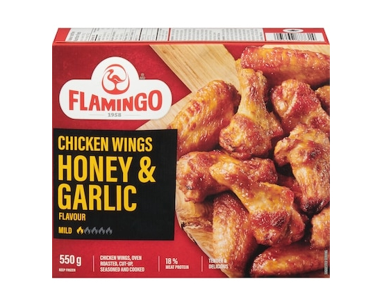 Flamingo Ailes de poulet saveur miel et ail douces - 550.0 G