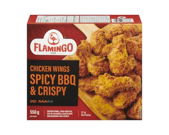 Flamingo Ailes de poulet bbq épicées et croustillantes - 550.0 G