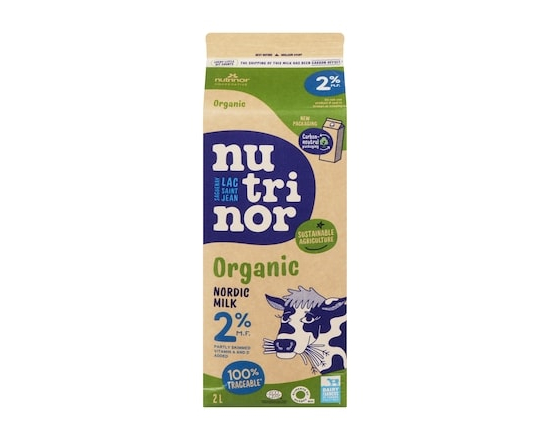 Nutrinor Lait nordique biologique 2 % - 2.0 L