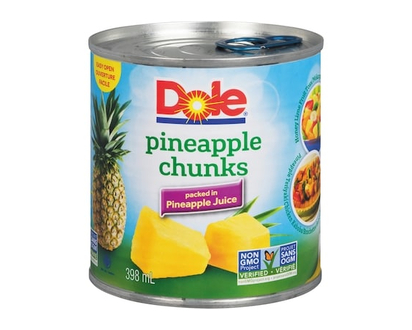Dole Pineapple Chunks in Pineapple Juice - 398.0 ML