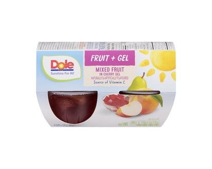 Dole Parfait Mixed Fruit in Cherry Gel - 123.0 G
