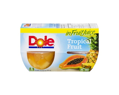 Dole Fruit Bowls Tropical Fruit - 107.0 ML