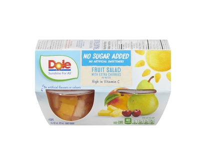Dole Fruit Salad in Water with Cherries - 428.0 ML
