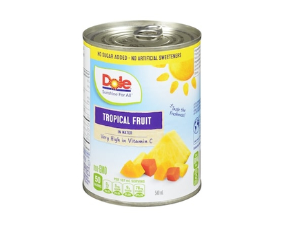 Dole Tropical Fruit In Water - 540.0 ML