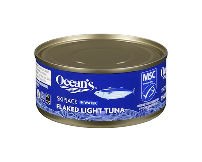 Ocean's Halo Flaked Light Tuna, In Water - 170.0 G