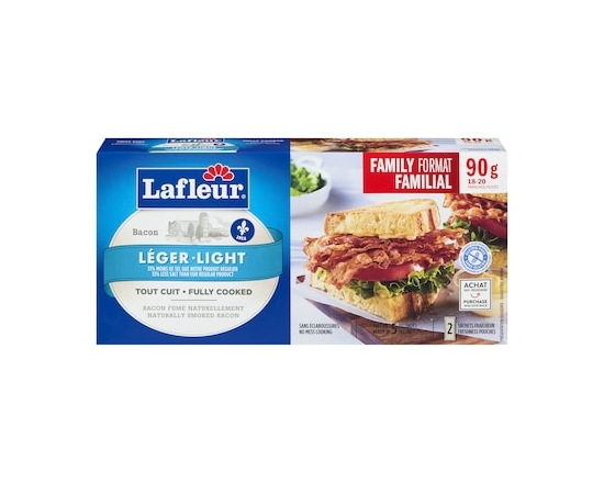 Lafleur LAFLEUR BACON PRECUIT RED SEL - 90.0 G