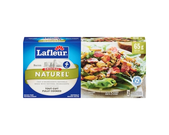 Lafleur Bacon, précuit nature - 65.0 G