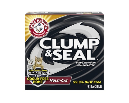 Arm & Hammer Clump & Seal Litter, Multi Cat - 9.1 KG