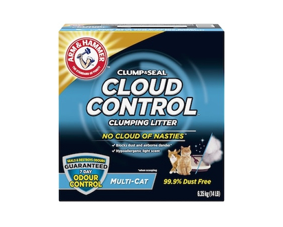 Arm & Hammer Cloud Control™ Breathe Easy Clumping Litter, Multi-Cat - 6.35 KG
