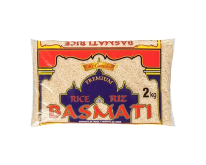 Mr Goudas Rice Basmati - 2.0 KG