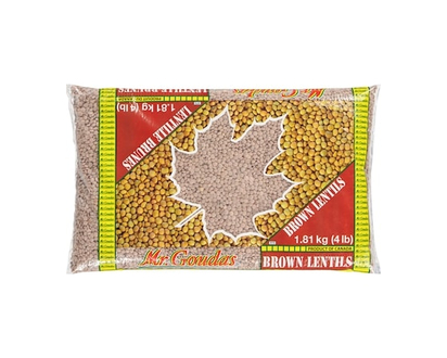 Mr Goudas Brown Lentils - 1.81 KG