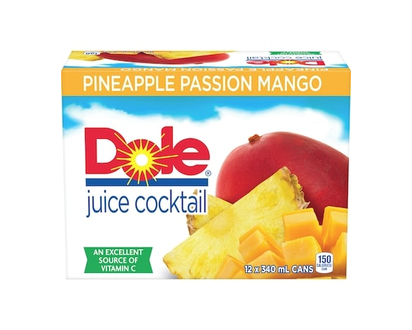Dole Pineapple Passion Mango Juice - 340.0 ML