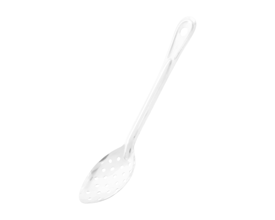 Cuillère de service perforée en acier inoxydable, 11 po - 1.0 EA